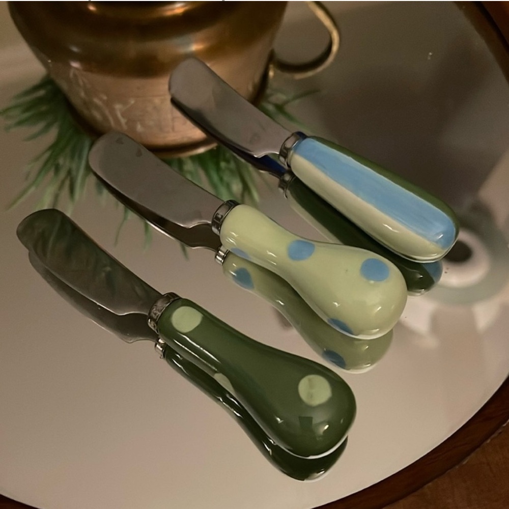 BNIB Southern Living At Home Gail Pittman Provence Sassy Spreaders